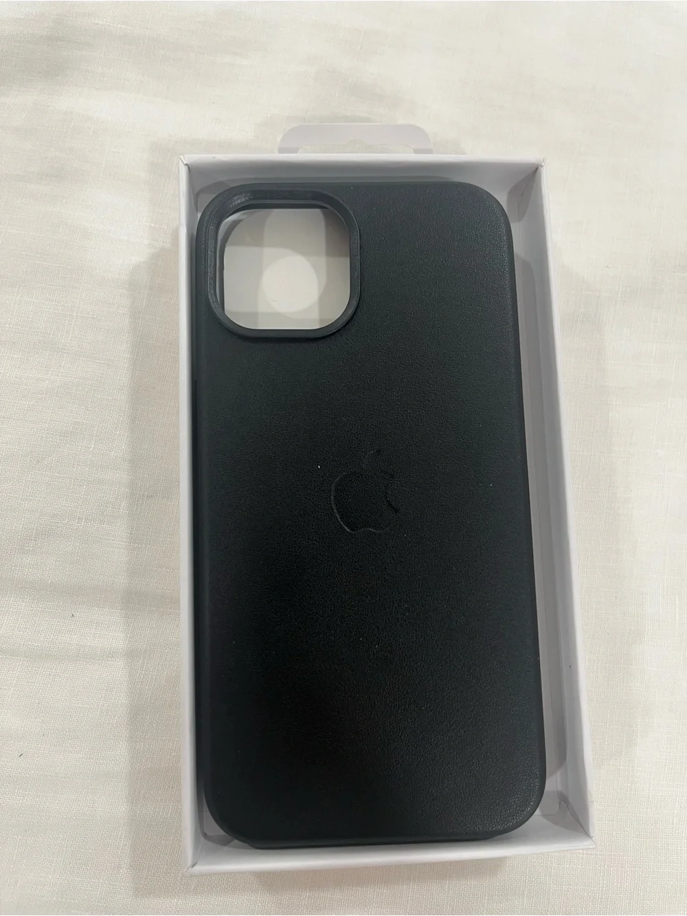 Apple iPhone MagSafe black leather Case -iPhone 13